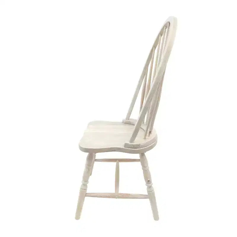 Sedia Windsor Carolina Living Garner Driftwood Naturale: Struttura in legno di gomma, Design senza braccioli, Garanzia di 30 giorni