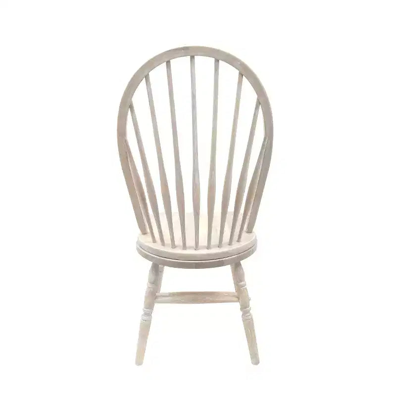 Sedia Windsor Carolina Living Garner Driftwood Naturale: Struttura in legno di gomma, Design senza braccioli, Garanzia di 30 giorni