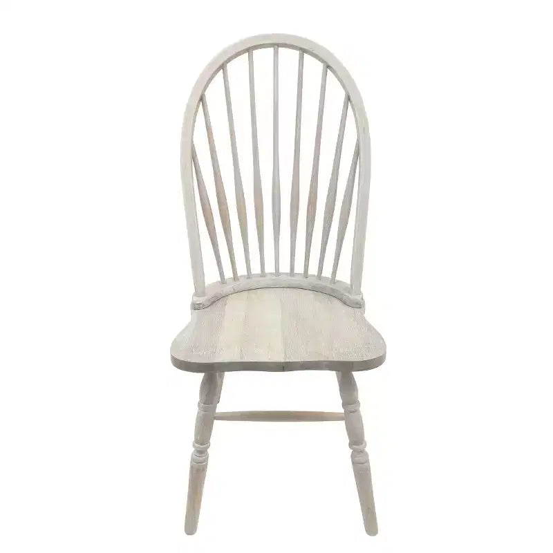 Sedia Windsor Carolina Living Garner Driftwood Naturale: Struttura in legno di gomma, Design senza braccioli, Garanzia di 30 giorni