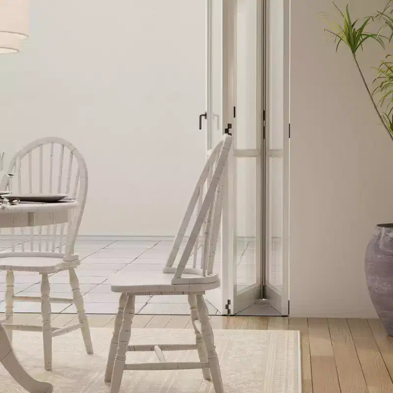 Sedia Windsor Carolina Living Garner Driftwood Naturale: Struttura in legno di gomma, Design senza braccioli, Garanzia di 30 giorni