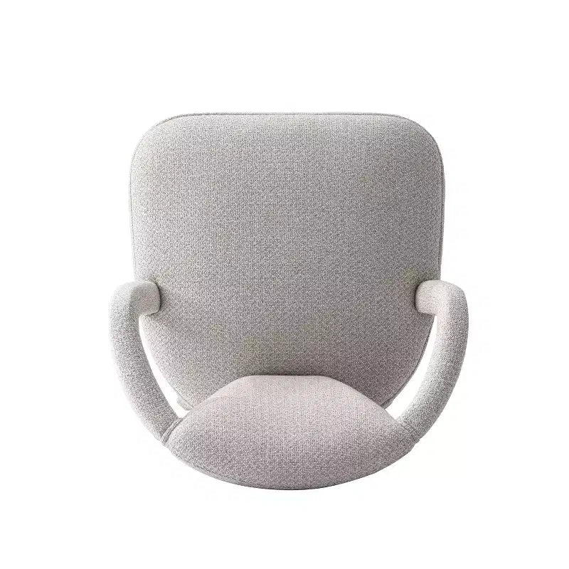 Manhattan Comfort Palmer Sedia da pranzo imbottita moderna in tweed, color argento