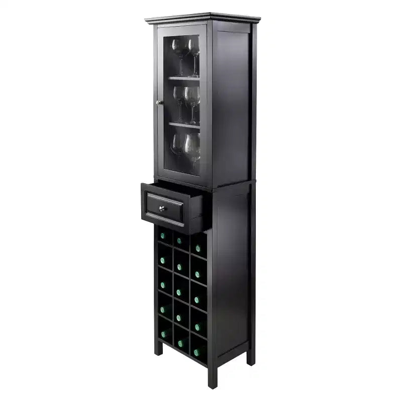 Mobile Bar Legno/Nero - Winsome