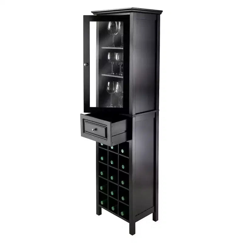 Mobile Bar Legno/Nero - Winsome