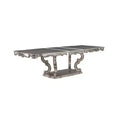 63.78" Ariadne Dining Table Antique Platinum Finish - Acme Furniture