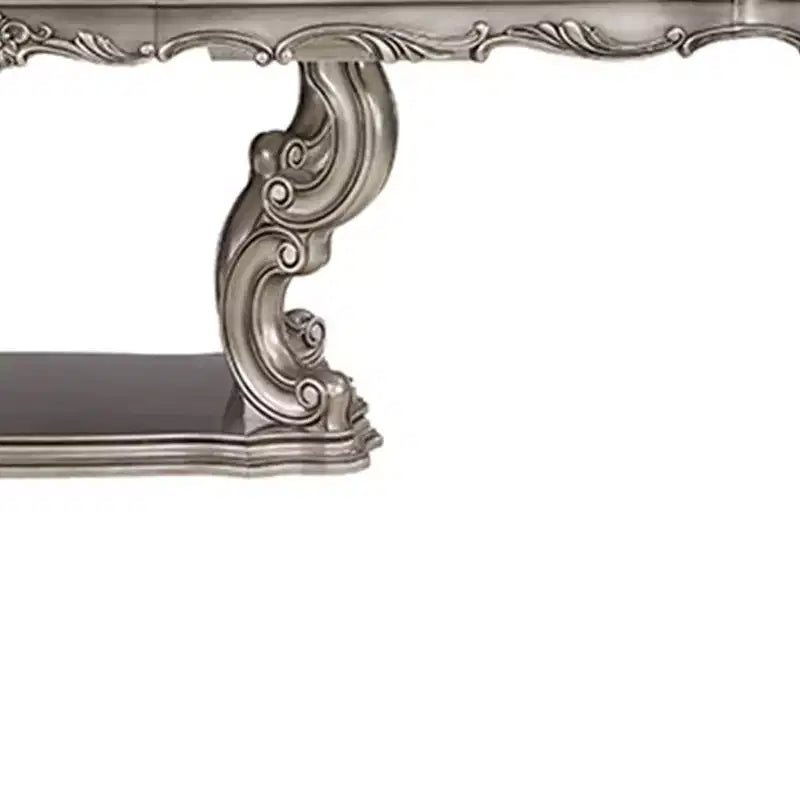 Tavolo da pranzo Ariadne 162 cm Finitura Platino Anticato - Acme Furniture