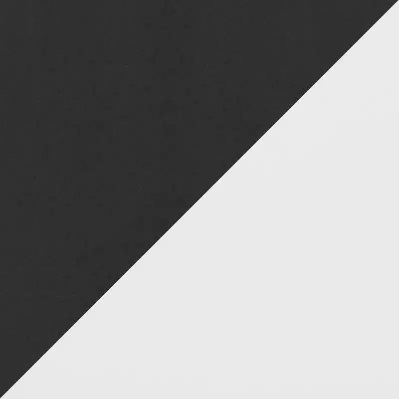 LumiSource Cosmo Tavolo Alto in MDF Metallo Nero/Bianco