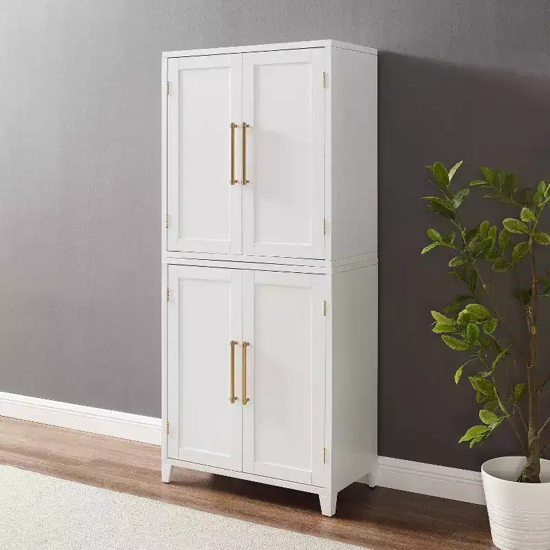 Crosley 70" Roarke Armadio dispensa da cucina bianco