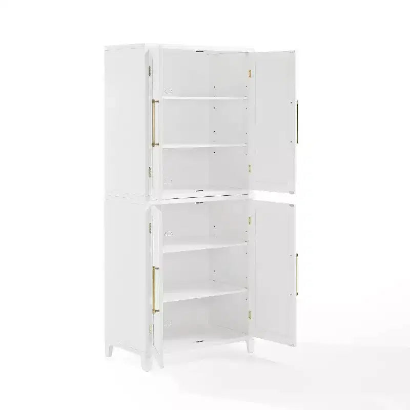 Crosley 70" Roarke Armadio dispensa da cucina bianco