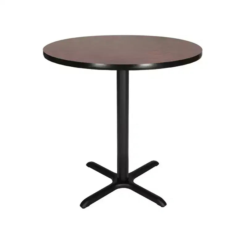 36" Round Composite Core Counter Height Dining Table - Hampden Furnishings: Kitchen Table, Steel Base
