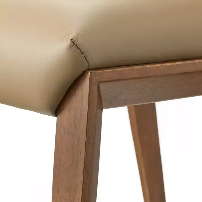 Tavolo da pranzo rotondo moderno da 5 pezzi da 150 cm con sedie da pranzo in pelle color tortora