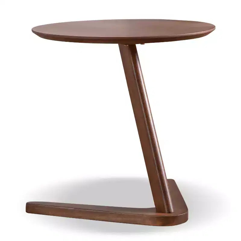 HOMES: Inside + Out Set di 2 tavolini accentati moderni River Run Mid-Century con sedia, noce