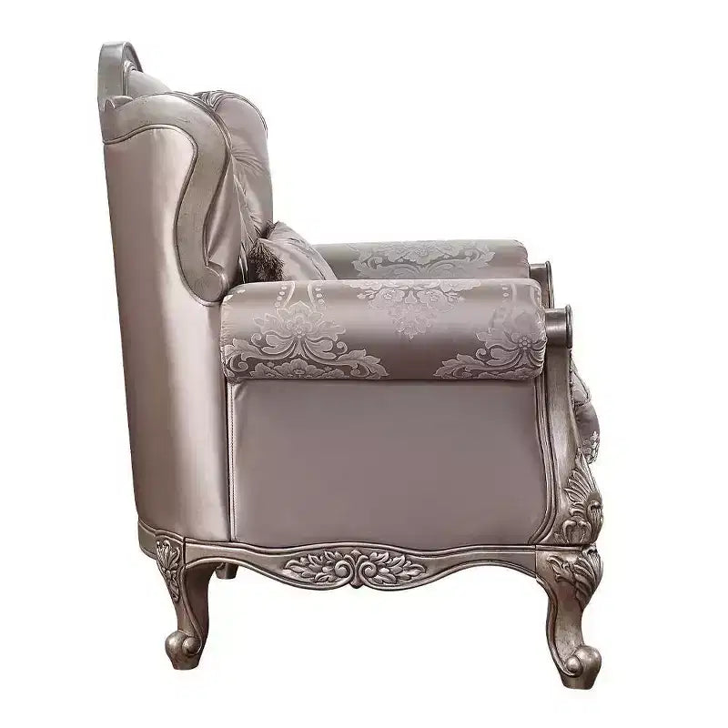 Poltrona in tessuto Jayceon 45" champagne - Acme Furniture