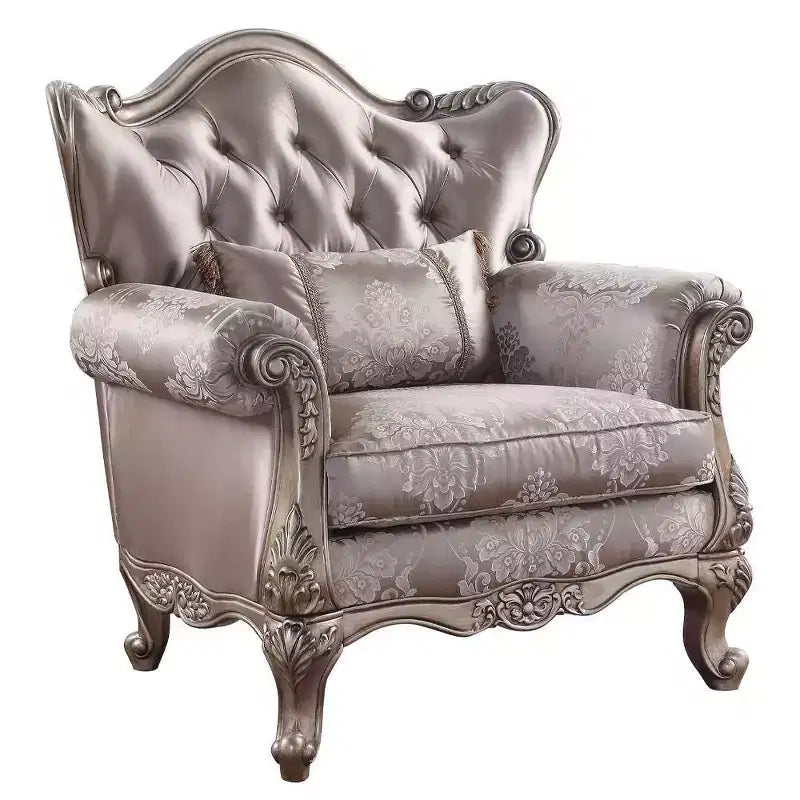 Poltrona in tessuto Jayceon 45" champagne - Acme Furniture