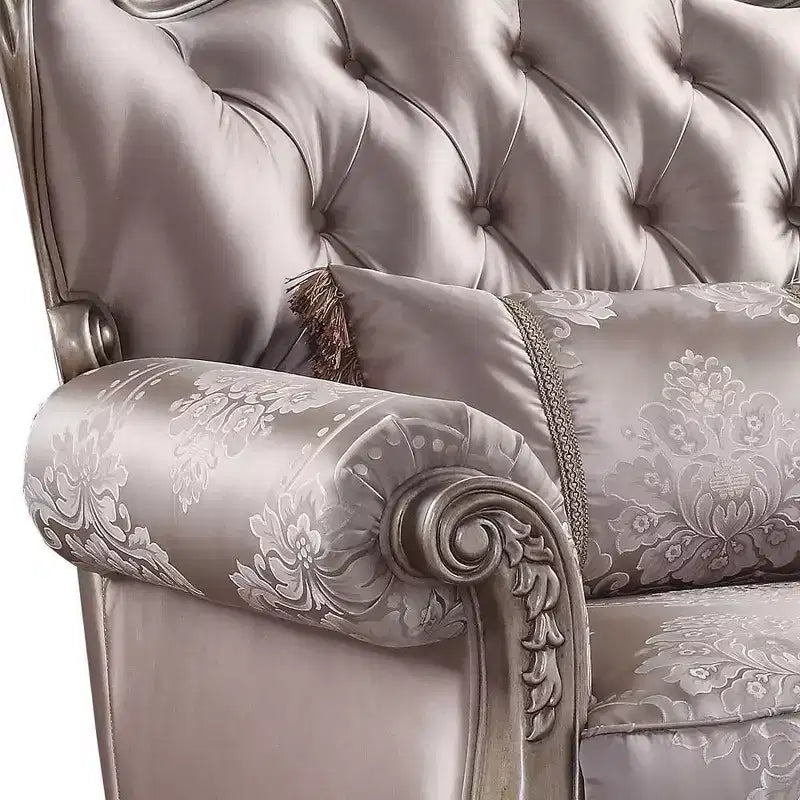 Poltrona in tessuto Jayceon 45" champagne - Acme Furniture