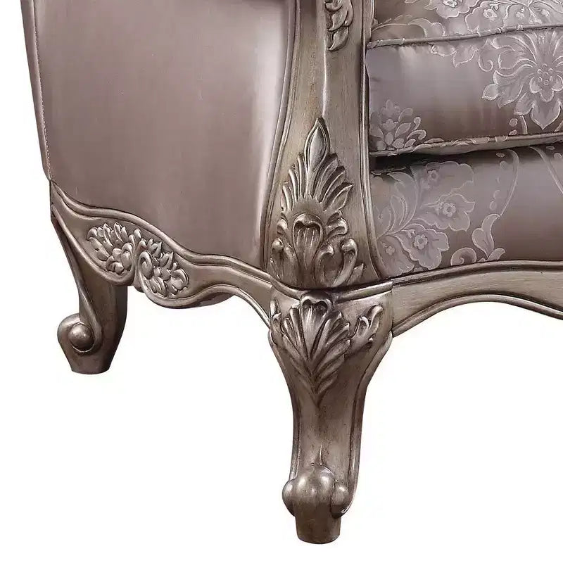 Poltrona in tessuto Jayceon 45" champagne - Acme Furniture