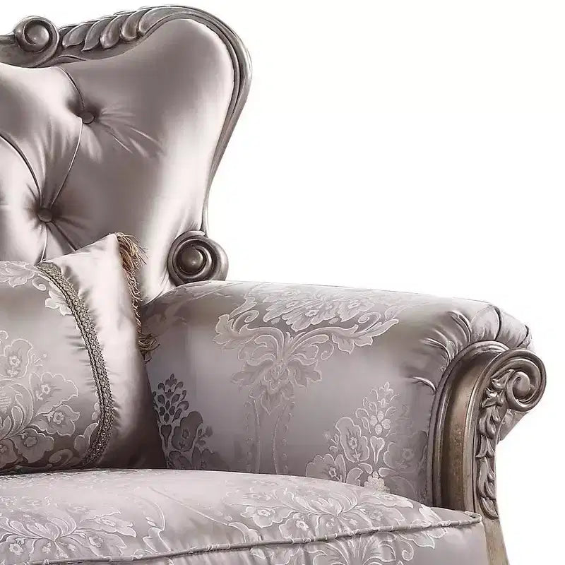 Poltrona in tessuto Jayceon 45" champagne - Acme Furniture