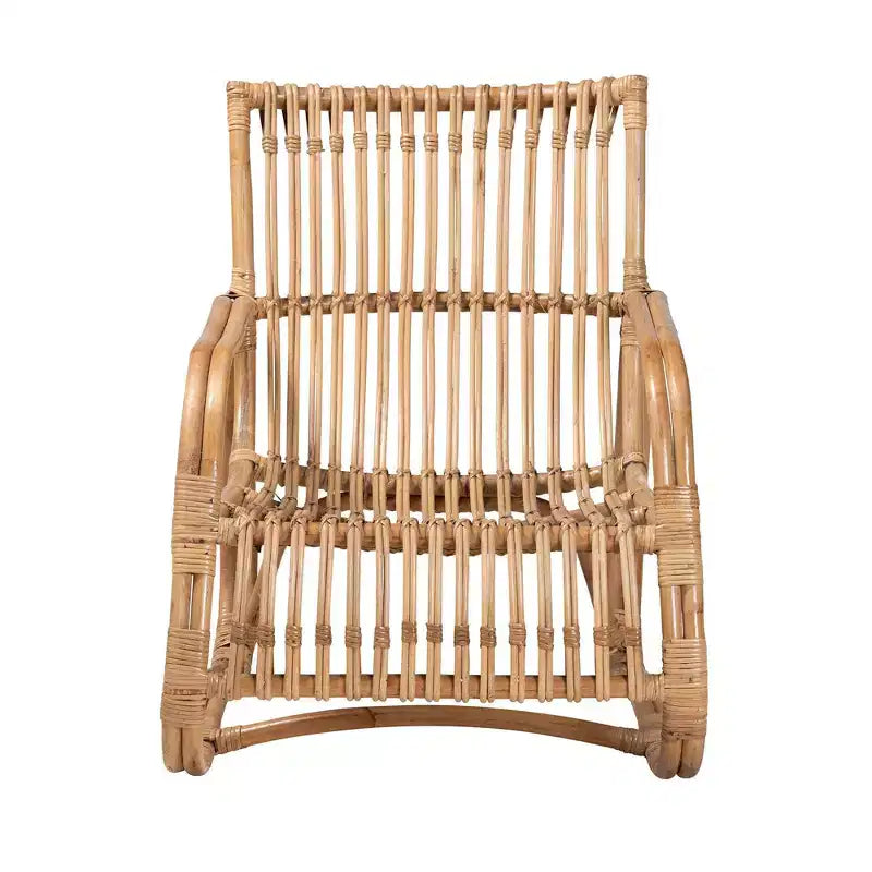 Blanca Poltrona d'Accento in Rattan Naturale Marrone - bali & pari