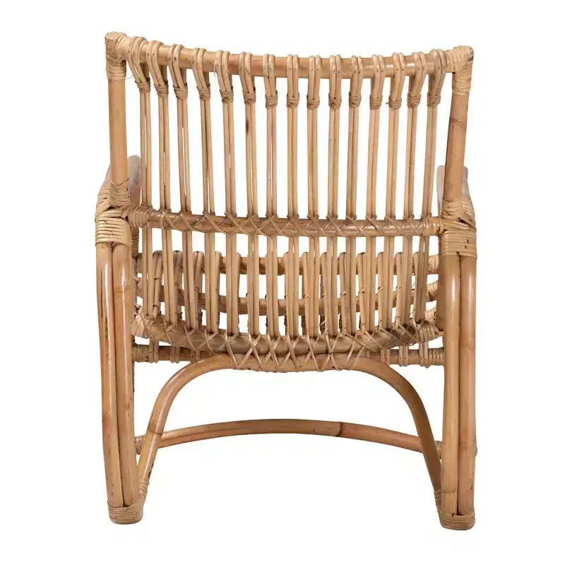 Blanca Poltrona d'Accento in Rattan Naturale Marrone - bali & pari
