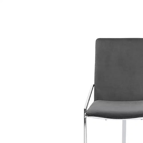 Poltrona Accent Zlatan da 20": Struttura in metallo cromato e velluto lussuoso - Acme Furniture