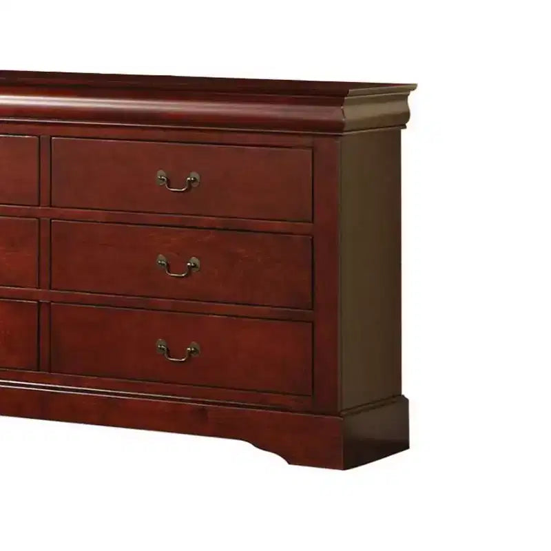 Cassettiera Acme Furniture Louis Philippe III color ciliegio