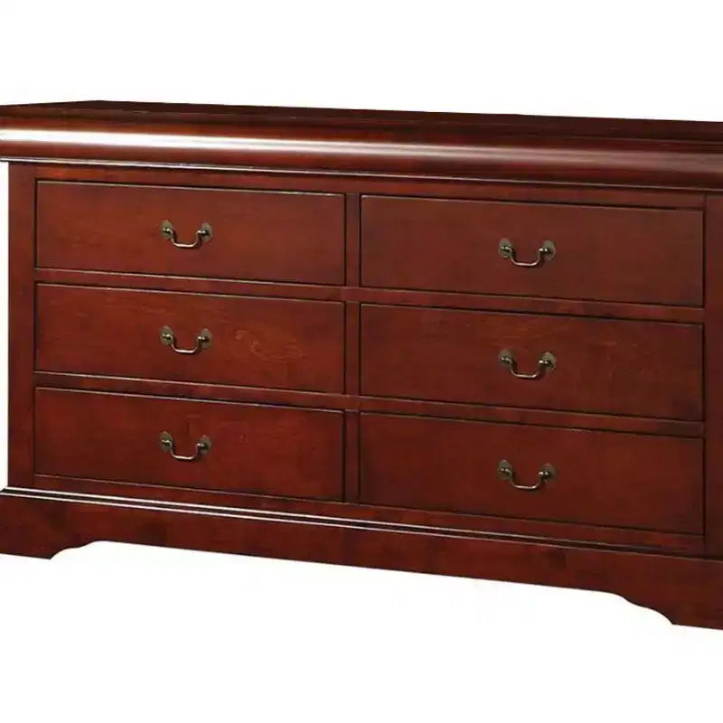 Cassettiera Acme Furniture Louis Philippe III color ciliegio