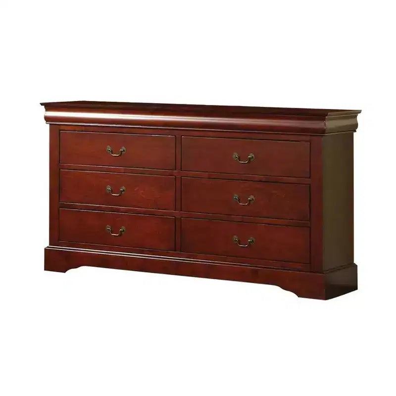 Cassettiera Acme Furniture Louis Philippe III color ciliegio