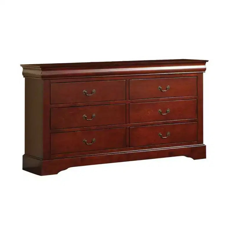 Cassettiera Acme Furniture Louis Philippe III color ciliegio