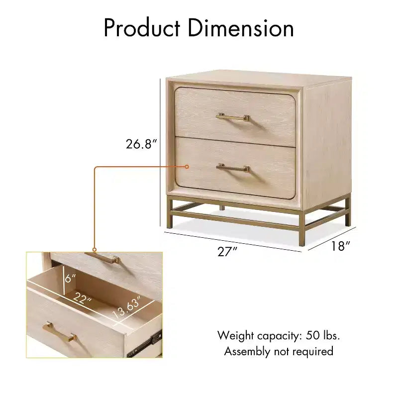 HOMES: Inside + Out Set Comodino e Cassettiera 3 pz Neovesi Wood Quercia Boho