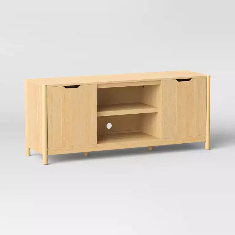 Scandi Media ,TV Stand For TVs Up To 59" Natural - Room Essentials™