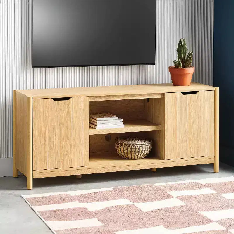 Mobile TV Scandi Media per televisori fino a 59", Naturale - Room Essentials™