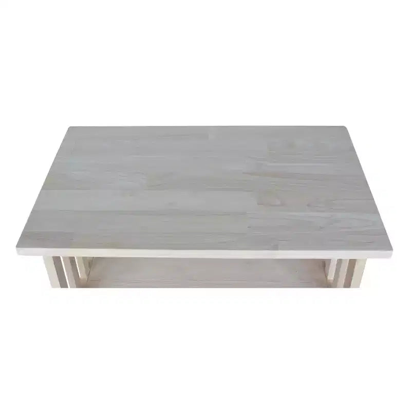 Mobile TV Thomas Mission per TV fino a 40" non rifinito - International Concepts: Consolle multimediale in legno massello