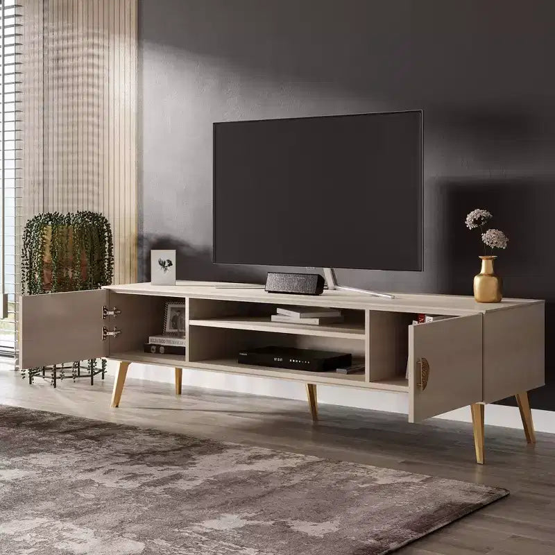 Manhattan Comfort Haley Porta TV 70.9" per TV fino a 55" Bianco
