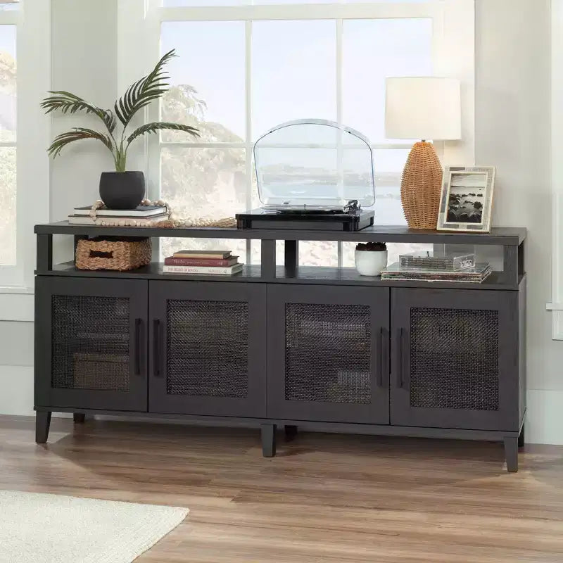 Credenza porta TV Sauder Tiffin Line per TV fino a 65" Quercia Raven