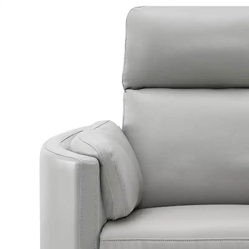Sedia Sagen Active Sitting grigio similpelle 40" - Acme Furniture: morbida, reclinabile a 150°, nessun montaggio