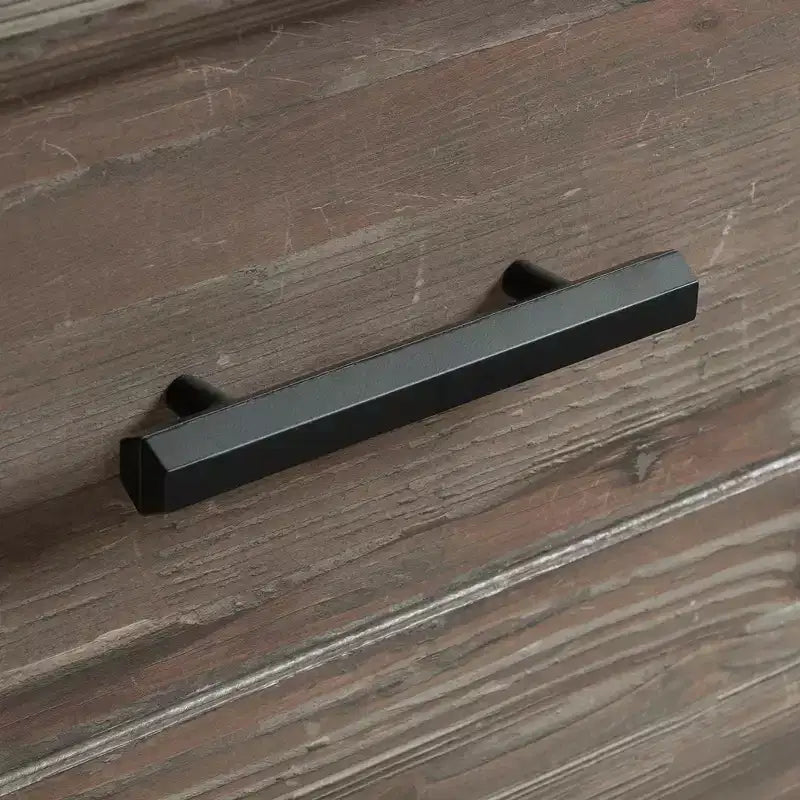 Sauder Aspen Post Tavolino da Salotto Quadrato Pebble Pine: Stile Rustico, MDF con Accessori in Metallo, Conforme agli Standard CPSC