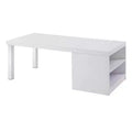 Acme Furniture Harta Coffee Table White High Gloss/Chrome