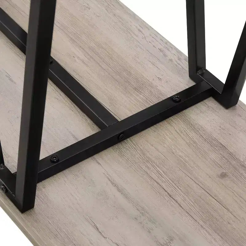 Manhattan Comfort Madia moderna Celine 47,24" grigio rustico