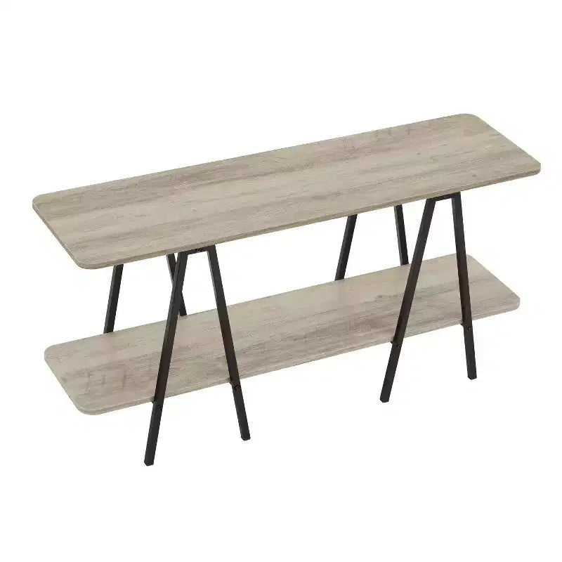 Manhattan Comfort Madia moderna Celine 47,24" grigio rustico