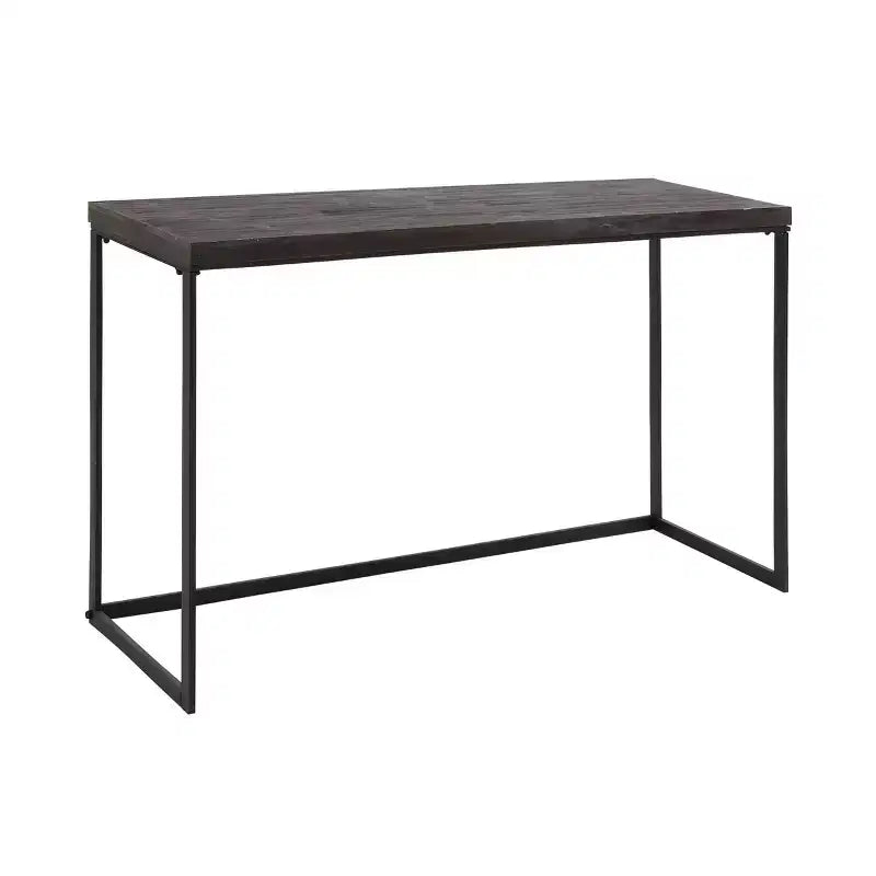 Consolle in metallo contemporaneo Marrone - Olivia & May: Robusta da ingresso nera, Uso interno, Richiede assemblaggio