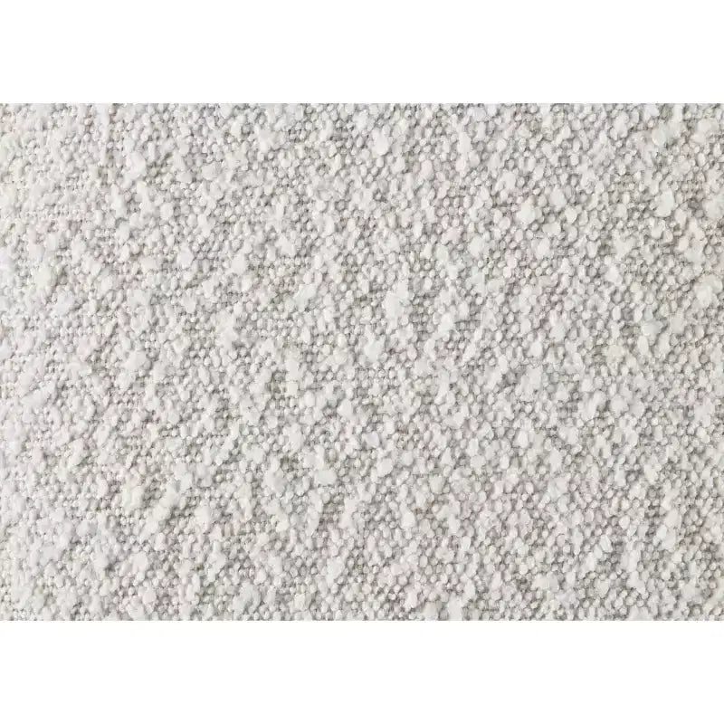 Letto Queen 88.98" Sandro con finitura bouclé bianco e noce - Acme Furniture: Rivestimento in lino, Struttura cromata, Montaggio senza attrezzi