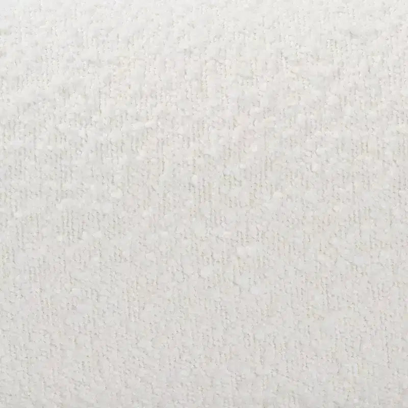 Baxton Studio Letto con Piattaforma Queen Size Vinicio Boucle Crema/Noce Marrone