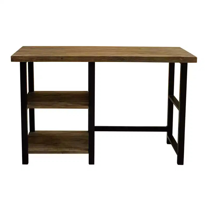 Scrivania Pomona in metallo e legno massello - Alaterre Furniture