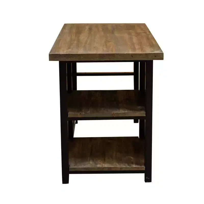 Scrivania Pomona in metallo e legno massello - Alaterre Furniture
