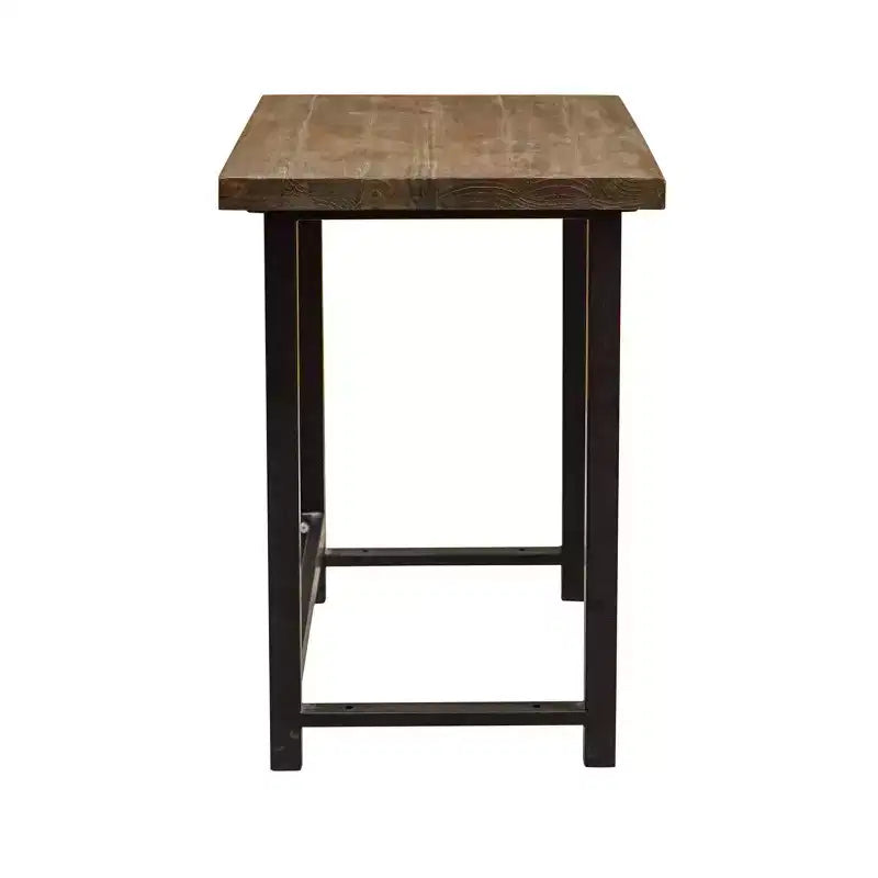 Scrivania Pomona in metallo e legno massello - Alaterre Furniture