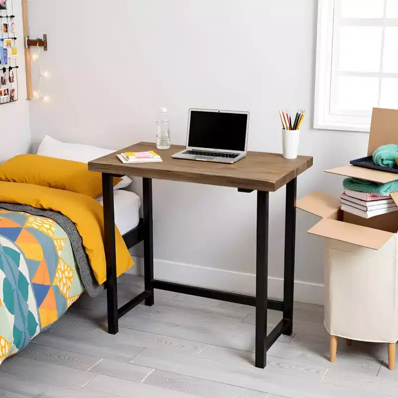 Scrivania Pomona in metallo e legno massello - Alaterre Furniture