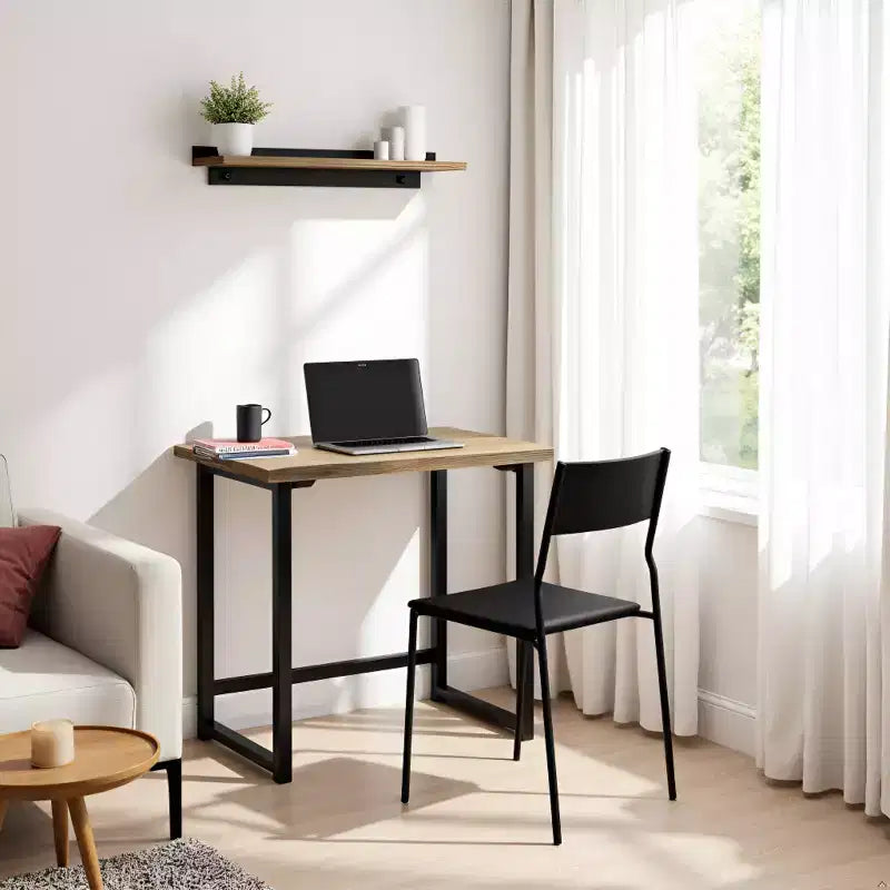 Scrivania Pomona in metallo e legno massello - Alaterre Furniture