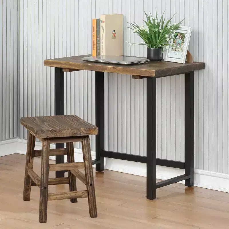 Scrivania Pomona in metallo e legno massello - Alaterre Furniture