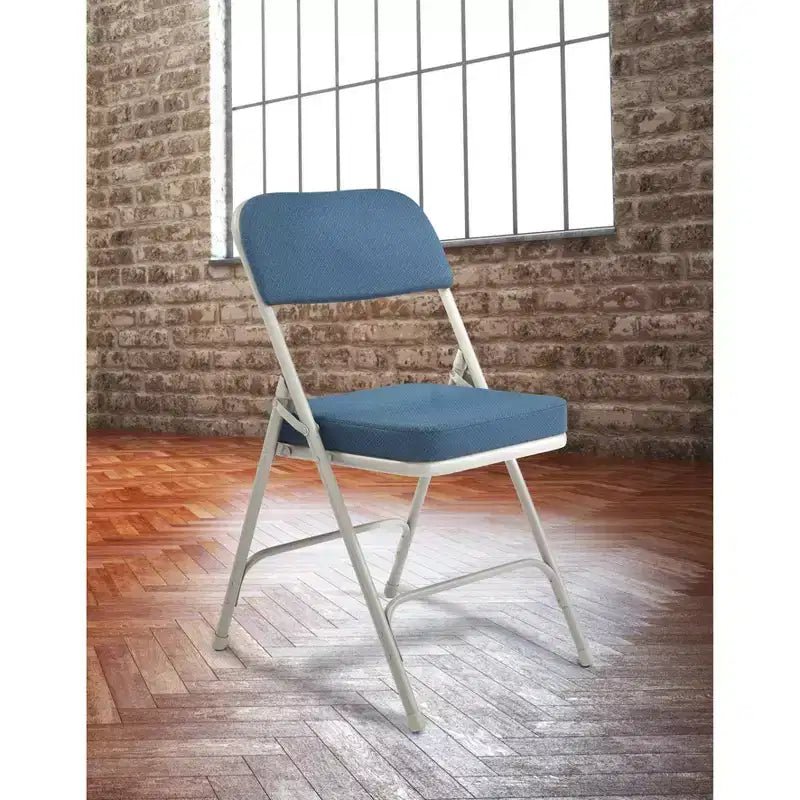 2 Sedie Pieghevoli Imbottite Premium