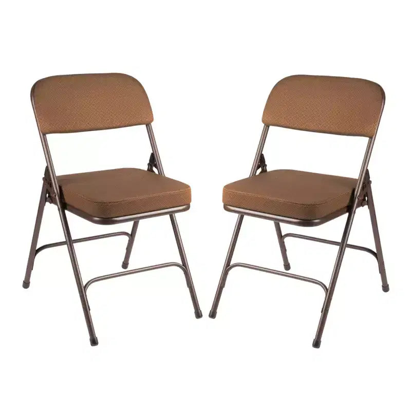 2 Sedie Pieghevoli Imbottite Premium