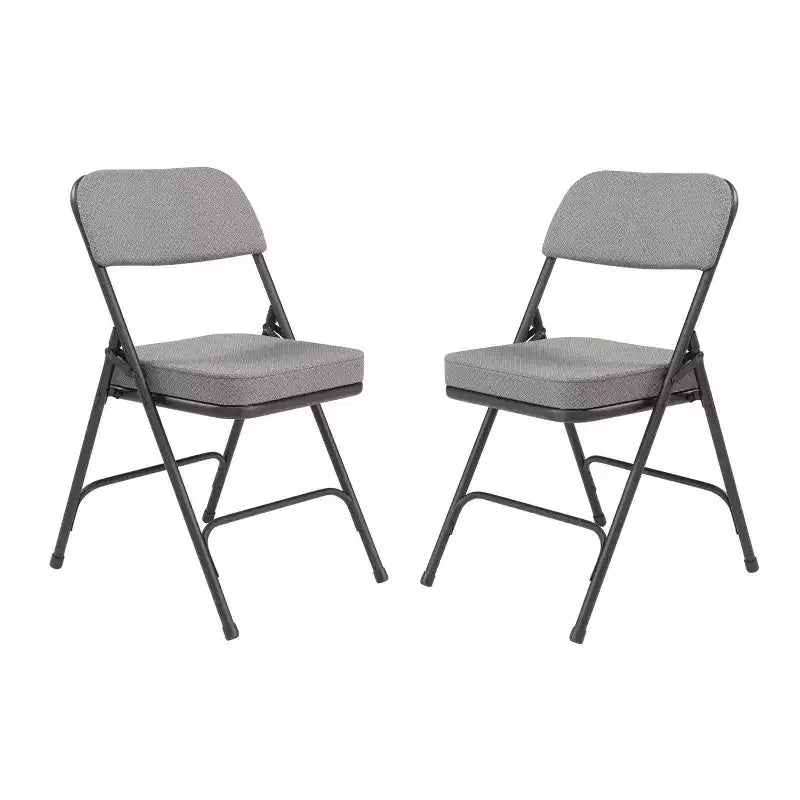 2 Sedie Pieghevoli Imbottite Premium